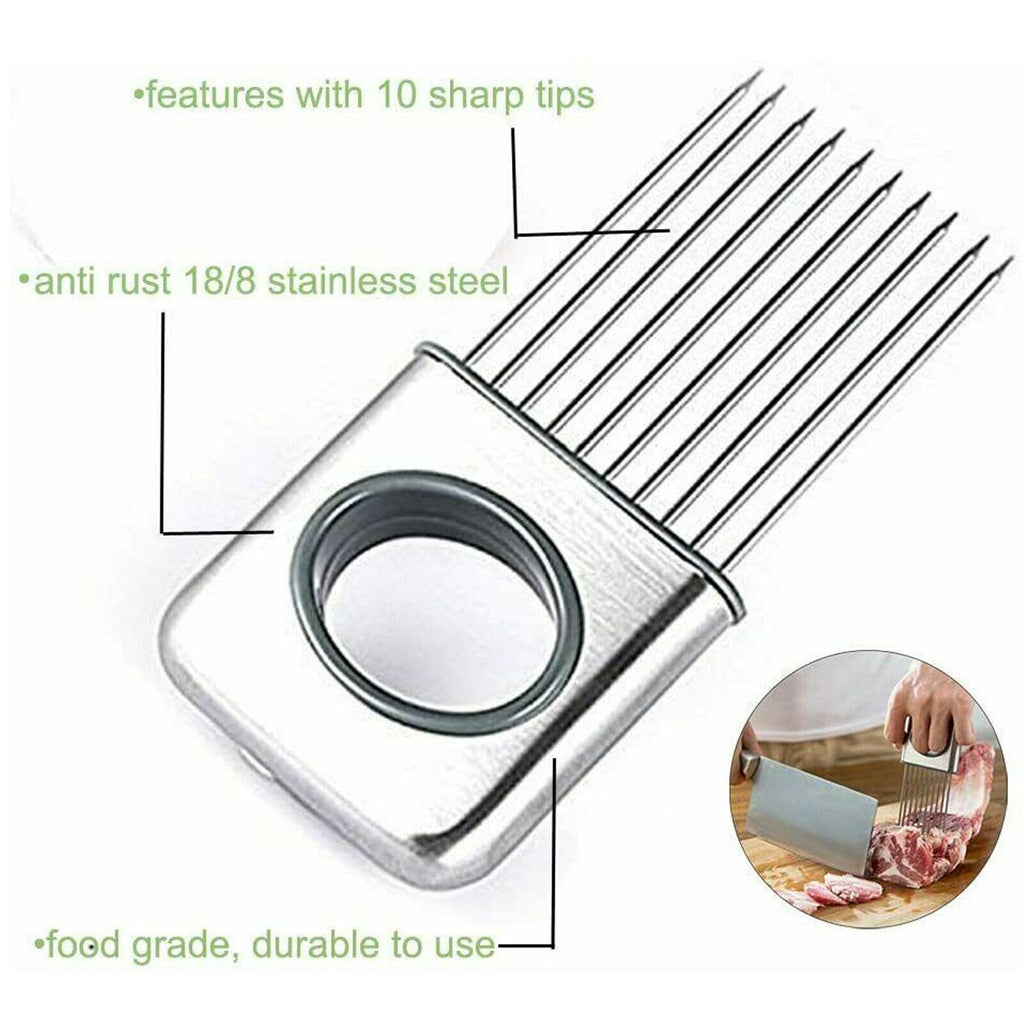 Onion Holder Stainless Steel | Vegetable Slicer Tomato Slicer Kitchen
