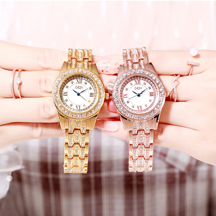 Women's Luxury Rhinestone Watch | Elegant All-Round Fashion Watch