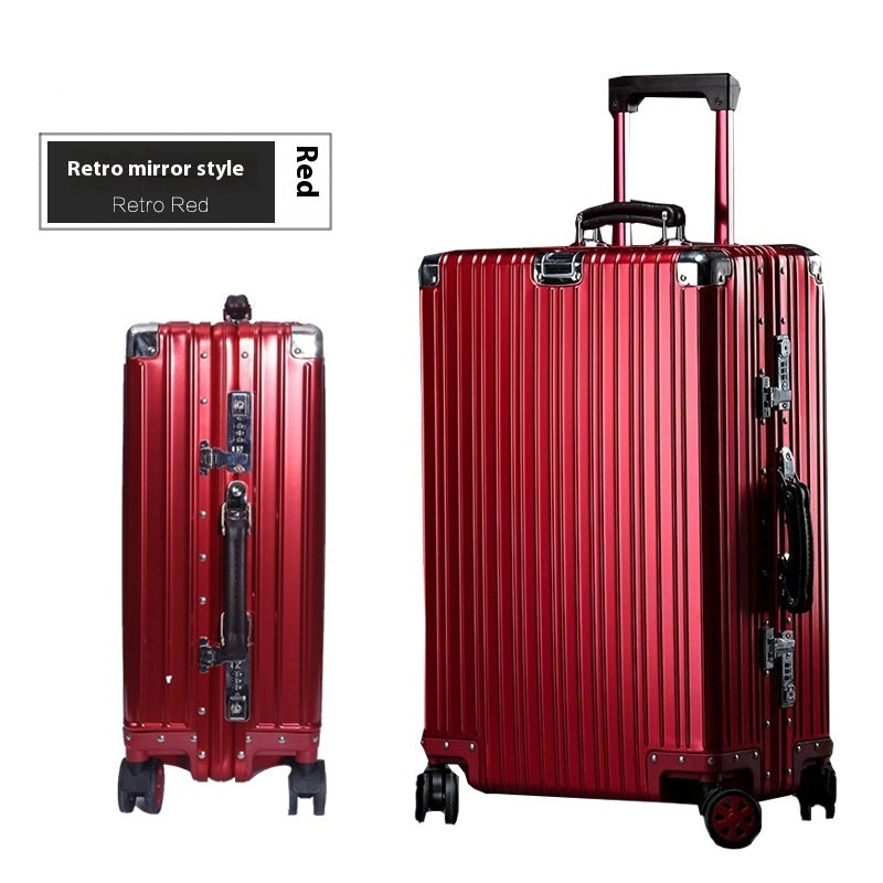 Aluminum Magnesium Suitcase with Combination Lock – Premium Trolley