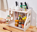 Multi-tier kitchen shelf | Space-saving kitchen organizer