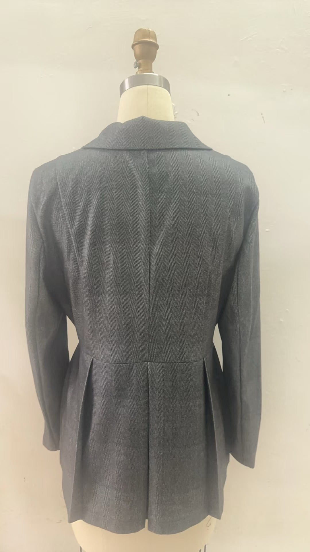 Damen Blazer mit Blumenmuster – Slim Fit & Elegant Modern