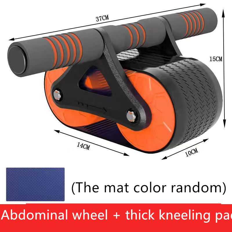 Double Wheel AB Roller with Automatic Rebound | Abdominal Trainer Home Gym