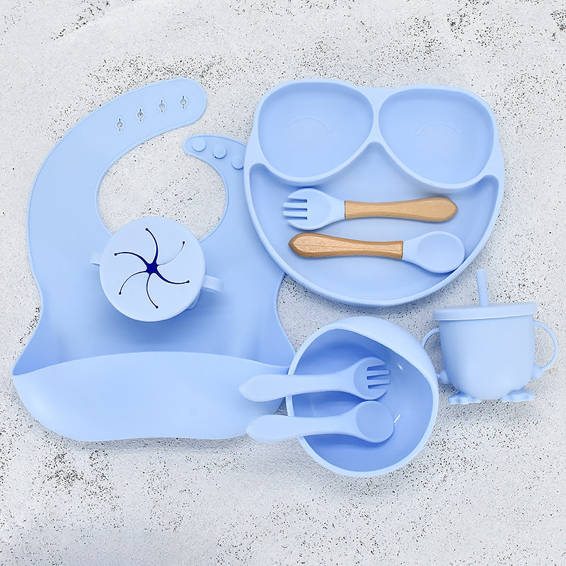 Baby Esslernset 11-teilig | Teller Schüssel Kinder Geschirr Set