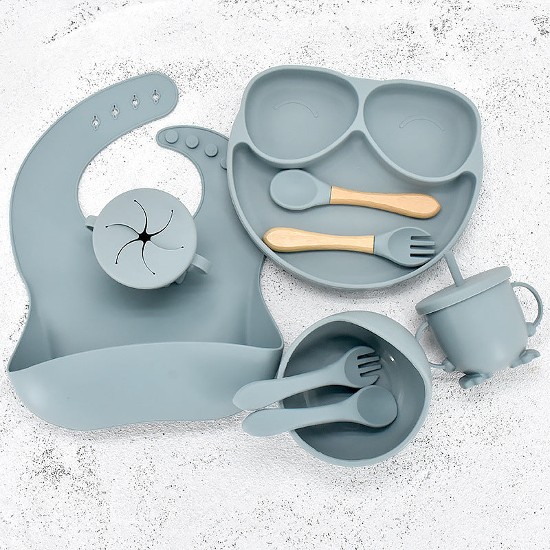 Baby Esslernset 11-teilig | Teller Schüssel Kinder Geschirr Set