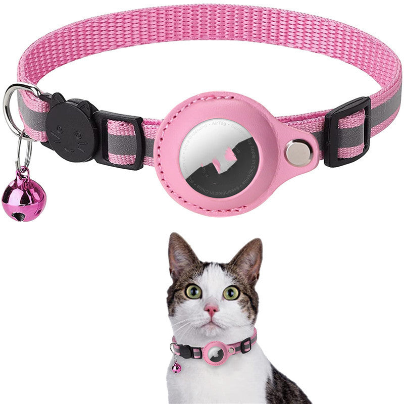 Airtag Dog Collar | Reflective Waterproof Tracker Holder