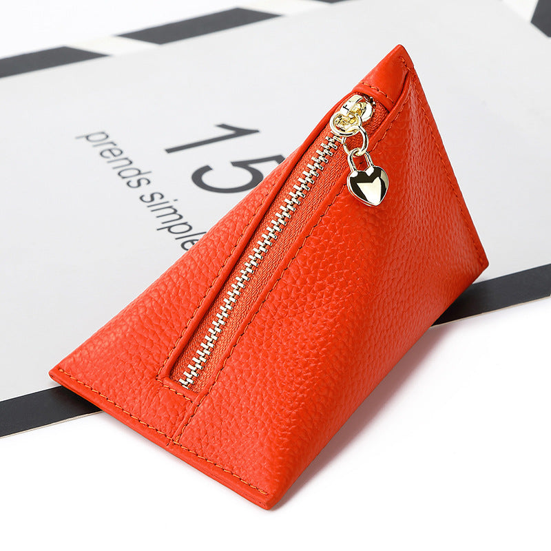Women's Mini Leather Coin Purse – Elegant & Compact