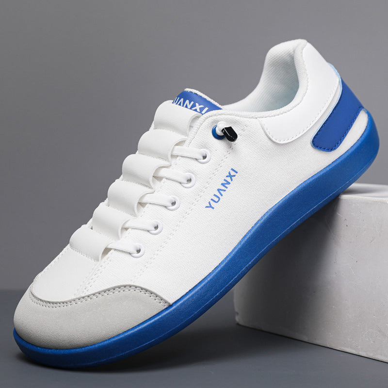 Men's Breathable Canvas Skate Sneakers – Lightweight Summer Casual Shoes