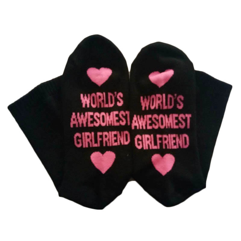 Unisex Fun Socks Cotton | Valentine's Day Couple Socks