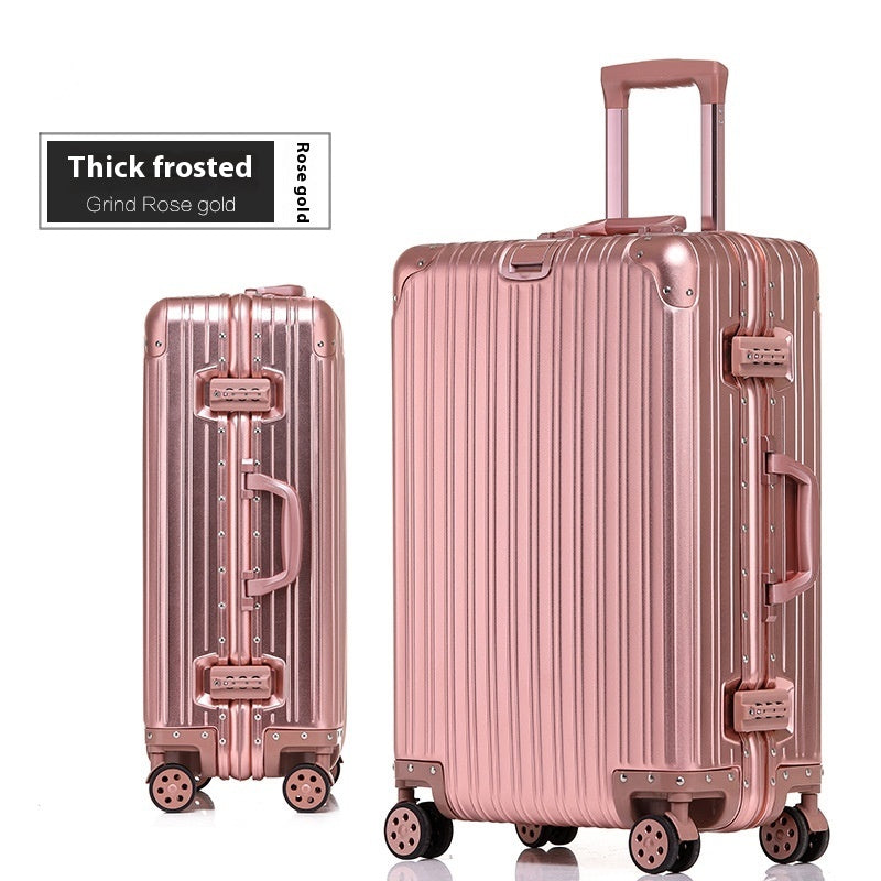 Aluminum Magnesium Suitcase with Combination Lock – Premium Trolley