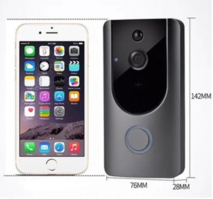 Smart WiFi Video Doorbell with Camera – Intercom & Night Vision