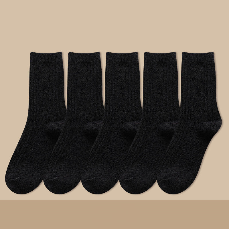 Damen Kaschmir Kniestrümpfe Warm – Dicke Kuschel Langsocken