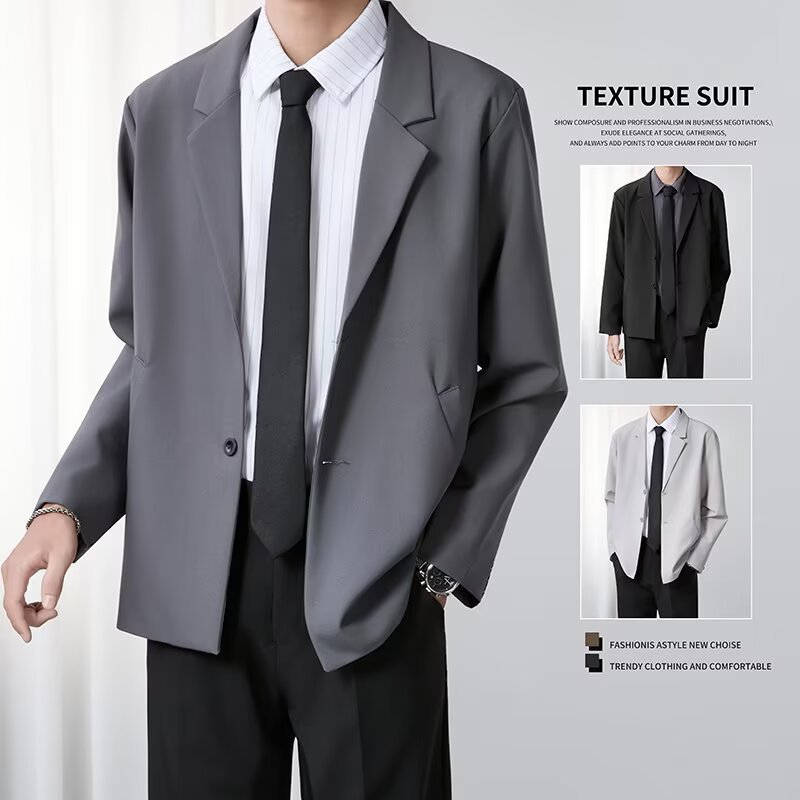 Men's Slim Fit Casual Blazer – Fashionable and Elegant Suit Jacket