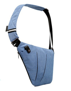 Digital Canvas Bag for Men - Canvas Chest Bag, Sling Bag, Crossbody Bag, Multifunctional Single Shoulder Anti-Theft Bag