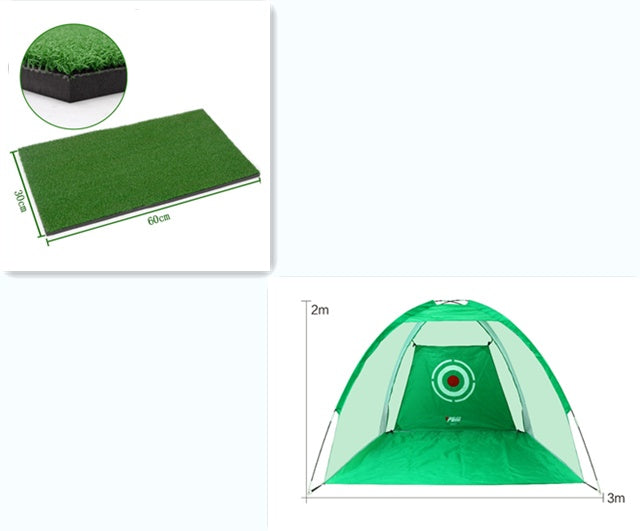 Golf Practice Net Tent with Hitting Cage | Outdoor Training Golf Net Garden
