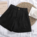 Women's Casual Shorts Loose Cuffed Summer Comfortable Elegant