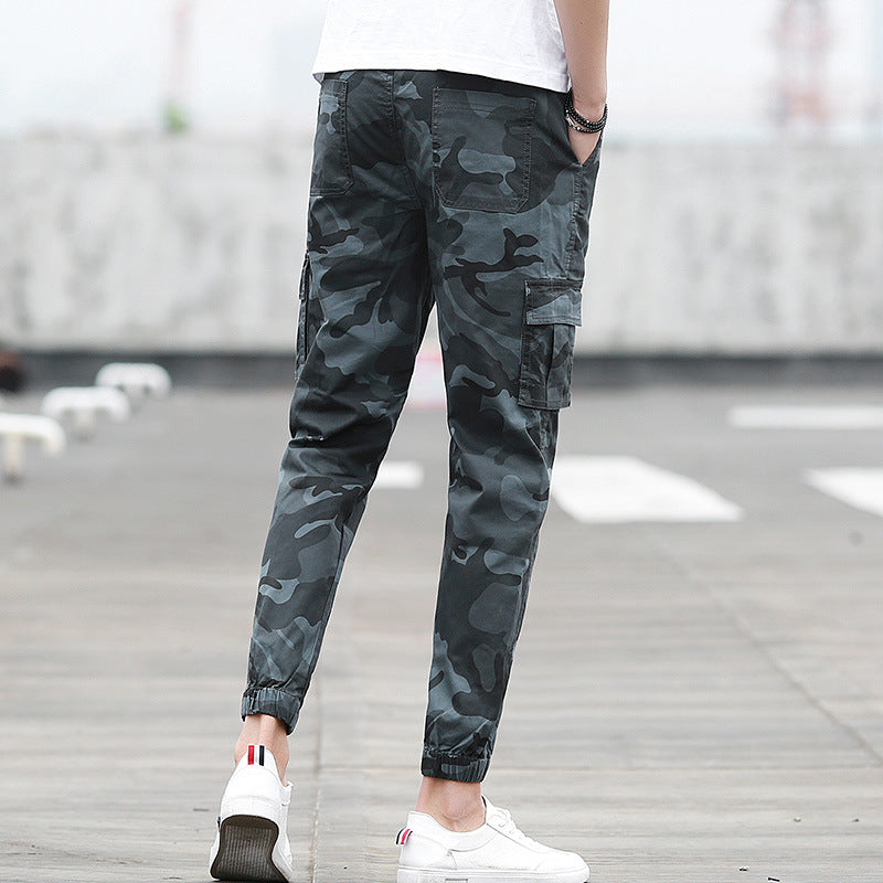 Herren Camouflage Jogger | 7/8 Cargo Multi Pocket Trend