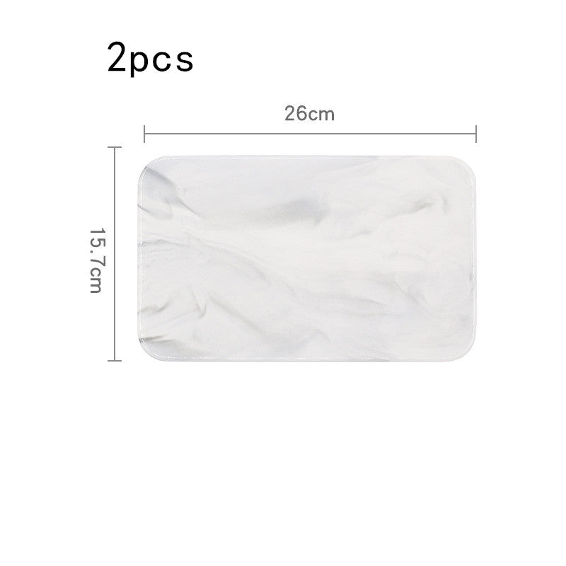 Nordic Marble Ceramic Tray – Elegant Serving Platter Premium