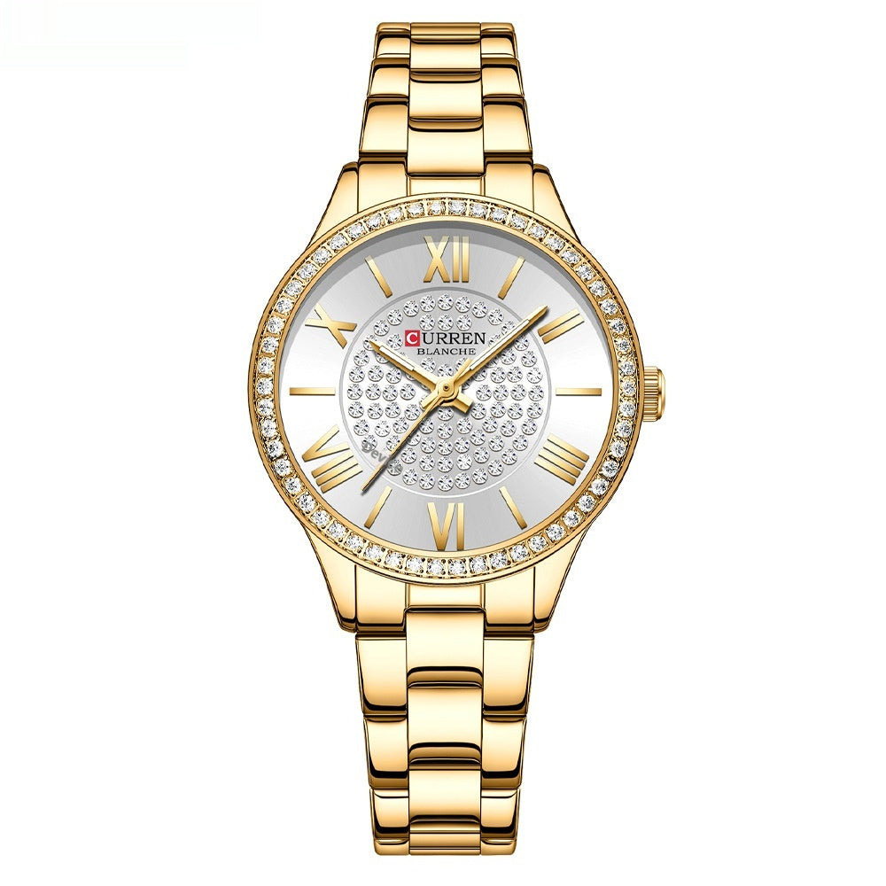 Ladies' Quartz Watch Waterproof with Small Dial – Elegant Watch