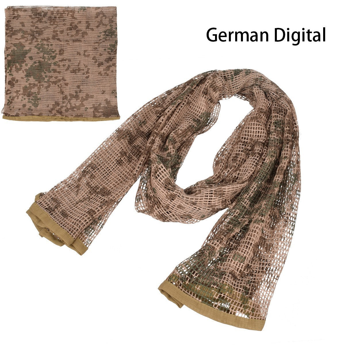 Unisex Outdoor Scarf Camouflage breathable lightweight versatile