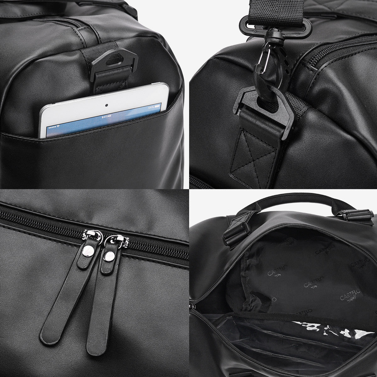 Men's Fitness Travel Bag Large Capacity – Sports Bag for Short Trips