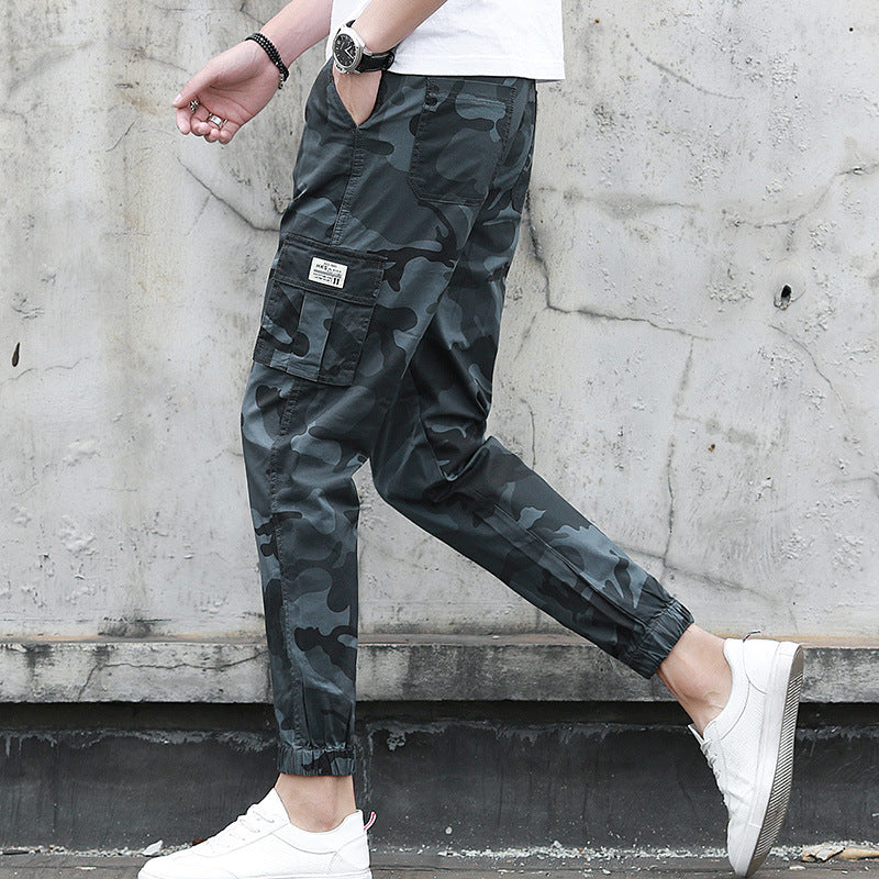 Men's Camouflage Joggers | 7/8 Cargo Multi-Pocket Trend