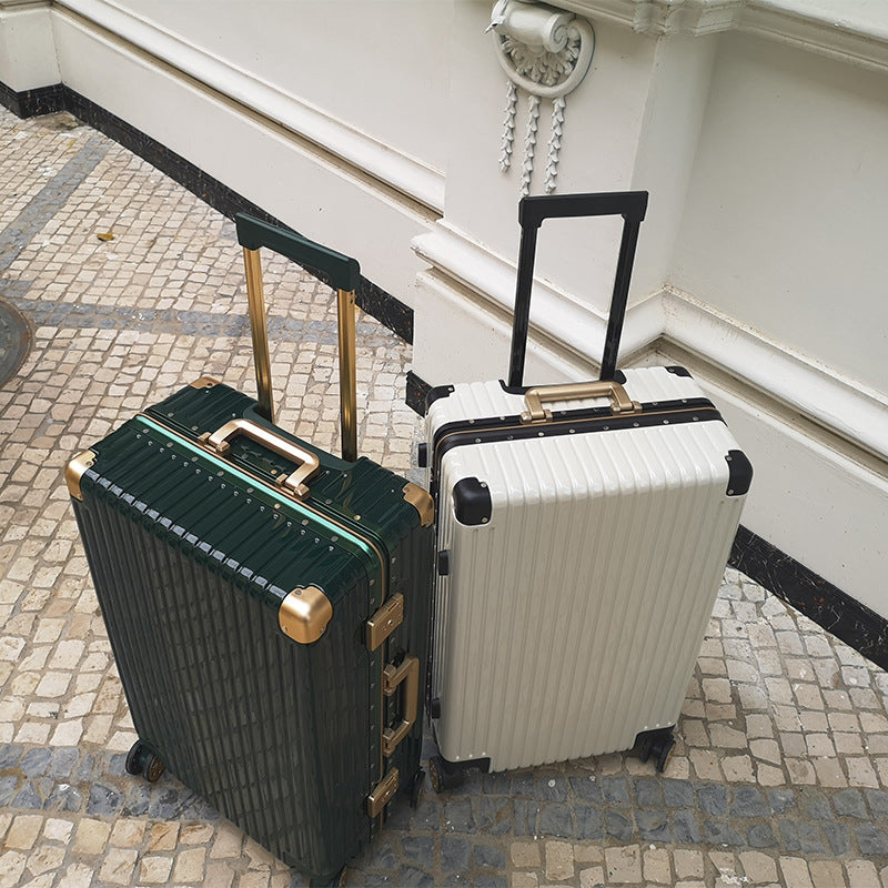 Aluminum Frame Hardshell Suitcase | Premium Trolley Secure & Stable