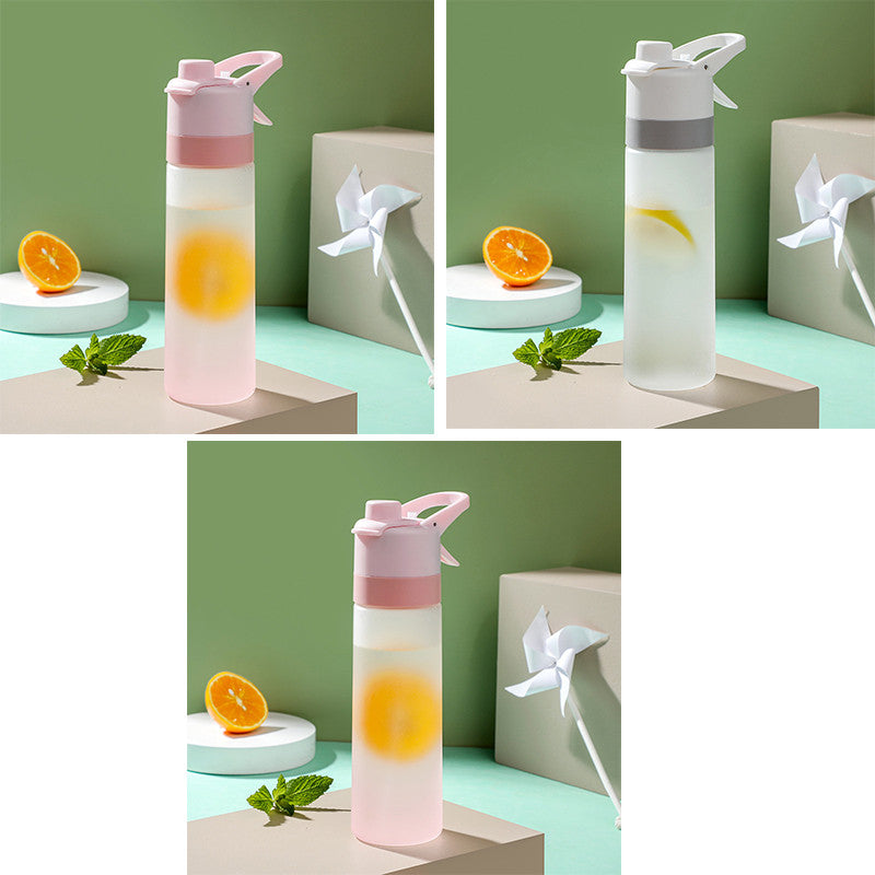 Spray Drinking Bottle Premium – Sports Water Bottle with Mist Function