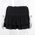 Damen Dark Style Rock | Gothic Minirock mit Seitengürtel