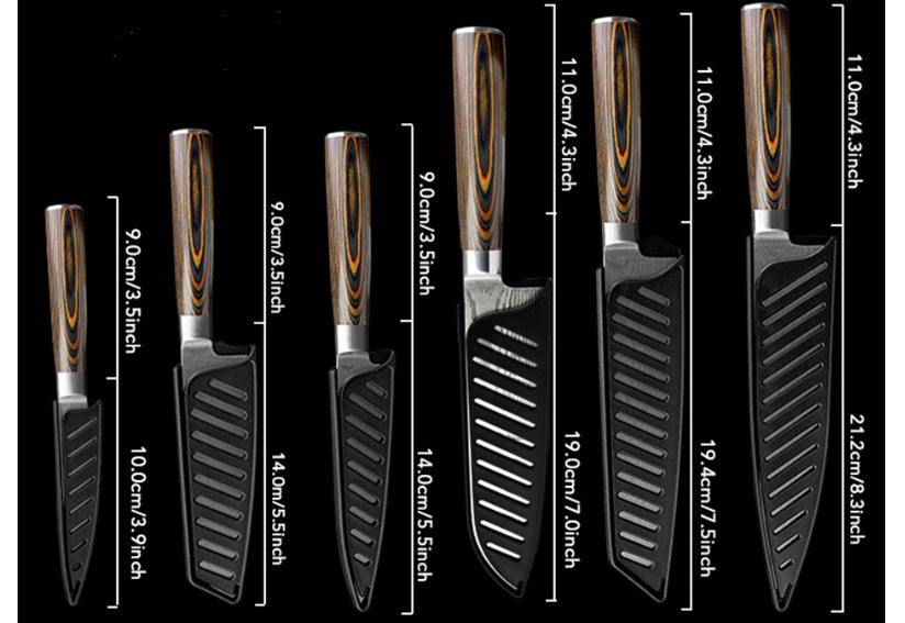 Kitchen Knife Stainless Steel Sharp | All-Purpose Knife Kitchen Professional