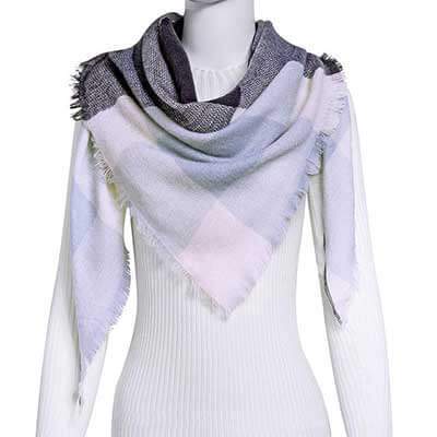 Damen Dreiecksschal Elegant | Herbst Winter Schal Stola