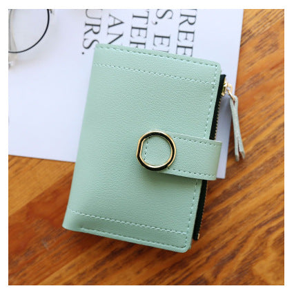 Women's Wallet with Buckle Ring | Elegant Fashion Purse