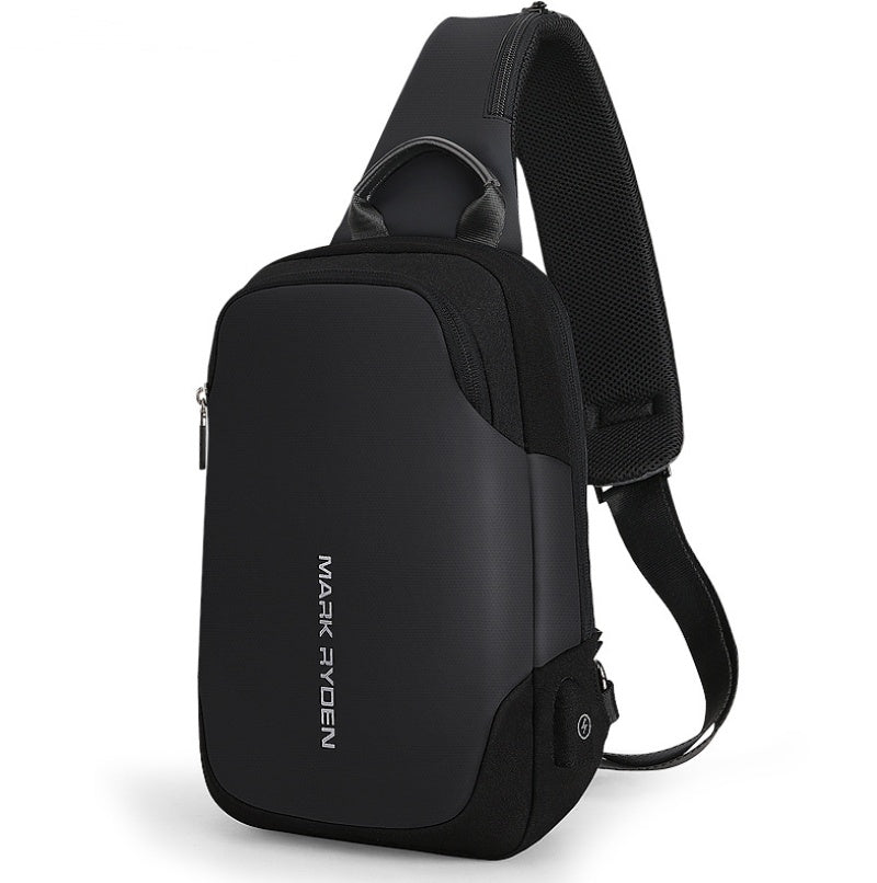 Men's Chest Bag USB | Anti-Theft Crossbody Sling Bag