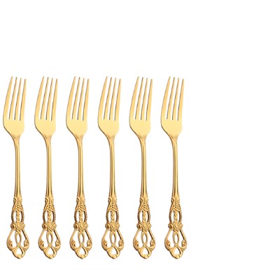 Gold Besteckset Edelstahl | Luxus Tafelbesteck modern elegant