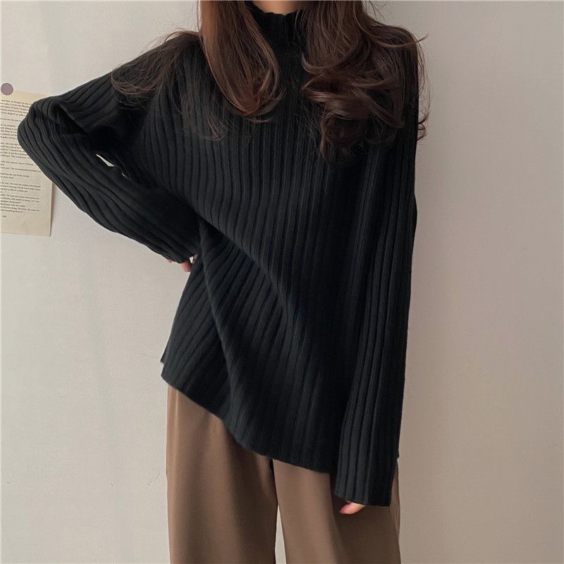 Damen Oversize Strickpullover | Warmer Winterpullover Stil
