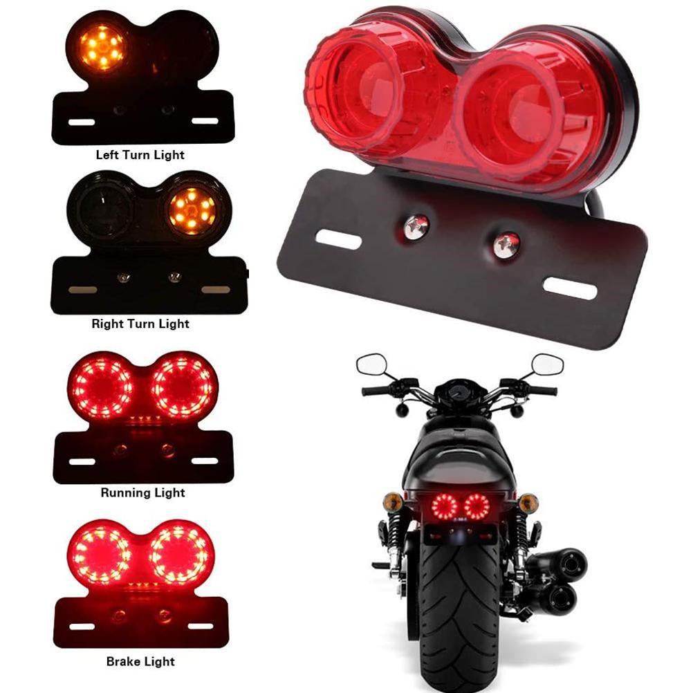 Motorrad LED Rücklicht | Blinker Bremslicht Kombi Modern