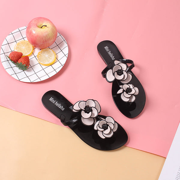 Women's Floral Slippers | Flat Comfortable Summer House Slippers