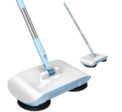 4-in-1 Manual Floor Sweeper - Sweeper, Broom, Mop & Dustpan
