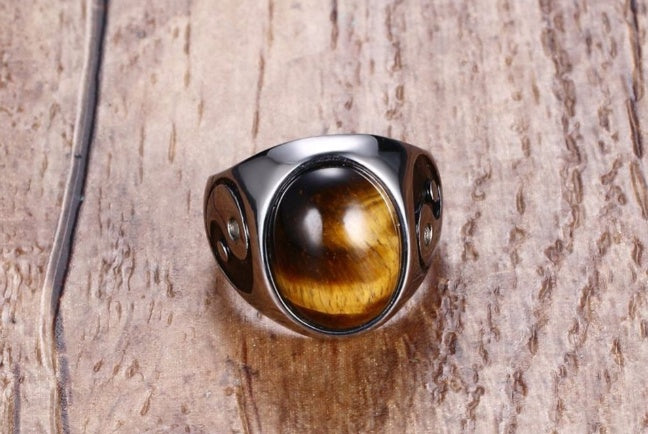 Tiger's Eye Lucky Ring