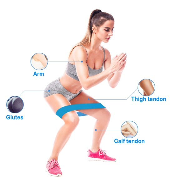 Widerstandsbänder Set Fitness | Booty Bands elastisch für Gym Yoga Training