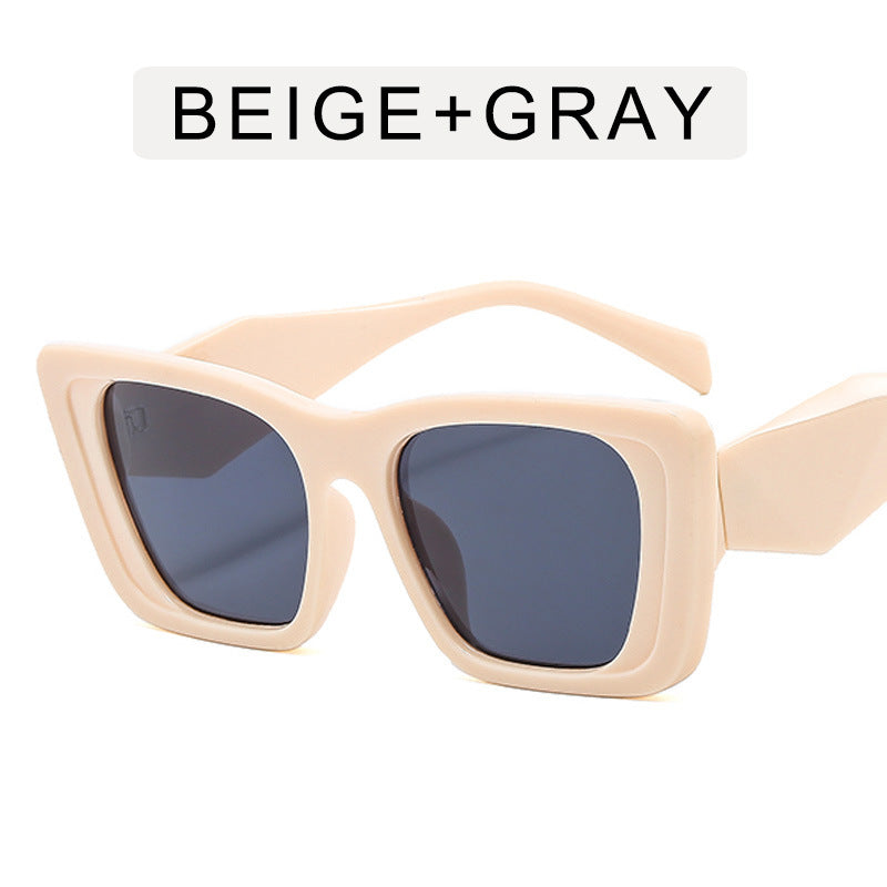 Retro Oversize Cat Eye Sonnenbrille | Damen UV400 Luxus