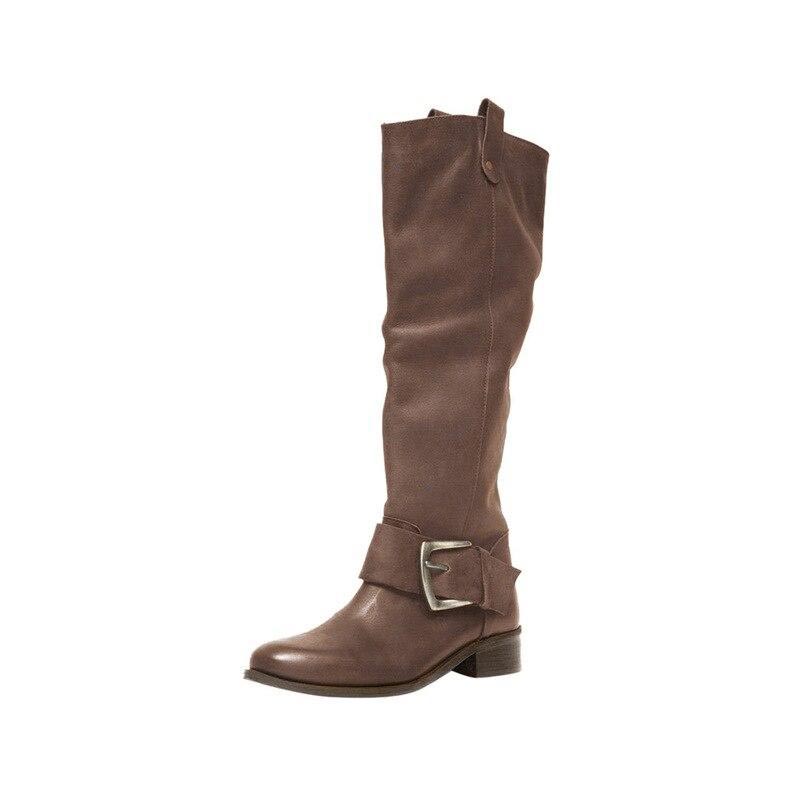 Damen Plus Size Boots | Elegante Stiefeletten mit Blockabsatz