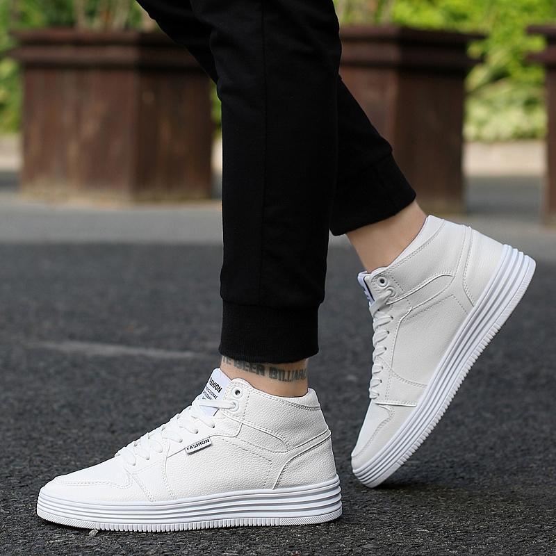 Men's High-Top Sneakers White | Comfort & Style for Everyday