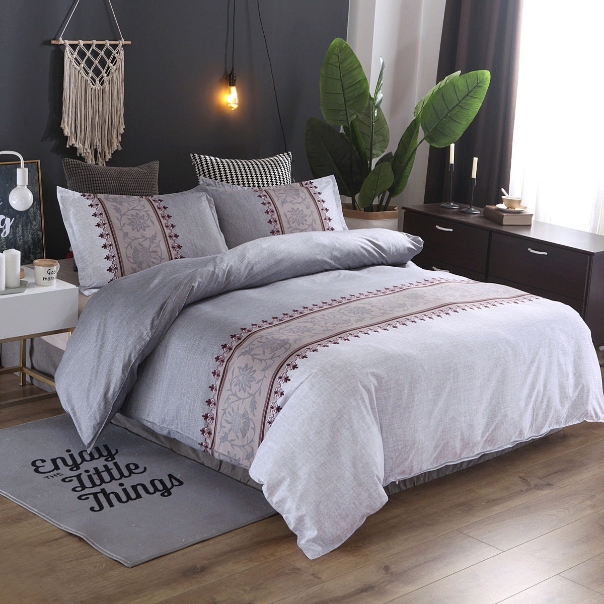 Plain Bedding Set | soft breathable easy-care