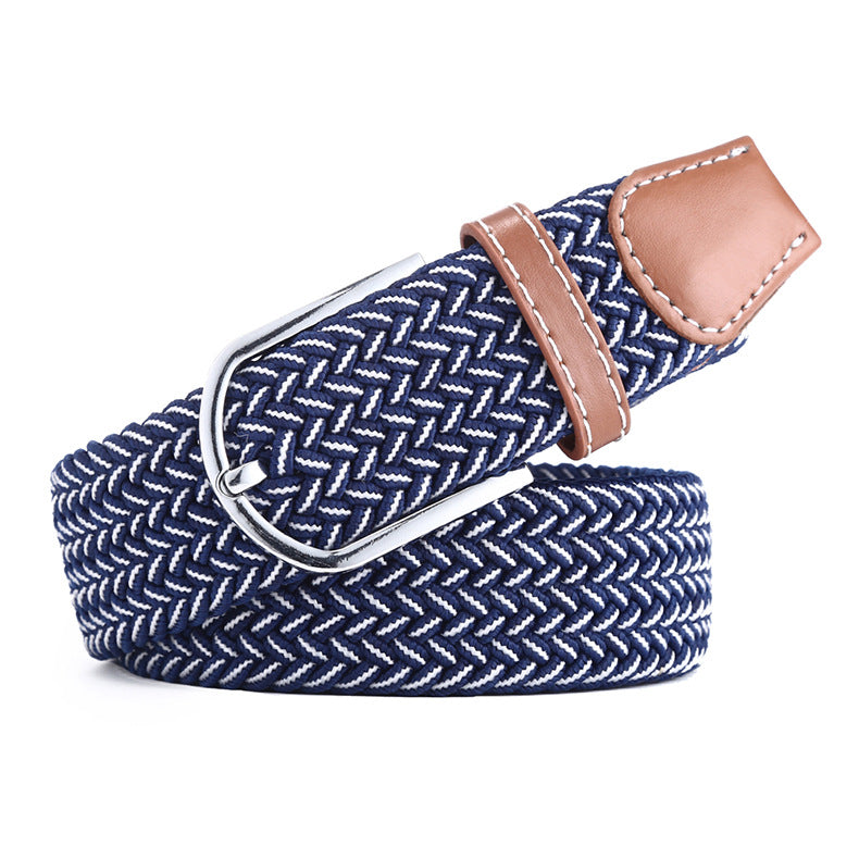 Canvas Stretch Belt Unisex | Woven Adjustable Durable Everyday