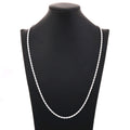Twisted Necklace Silver-Plated 4mm – Elegant Women's Jewelry in a Timeless Design
