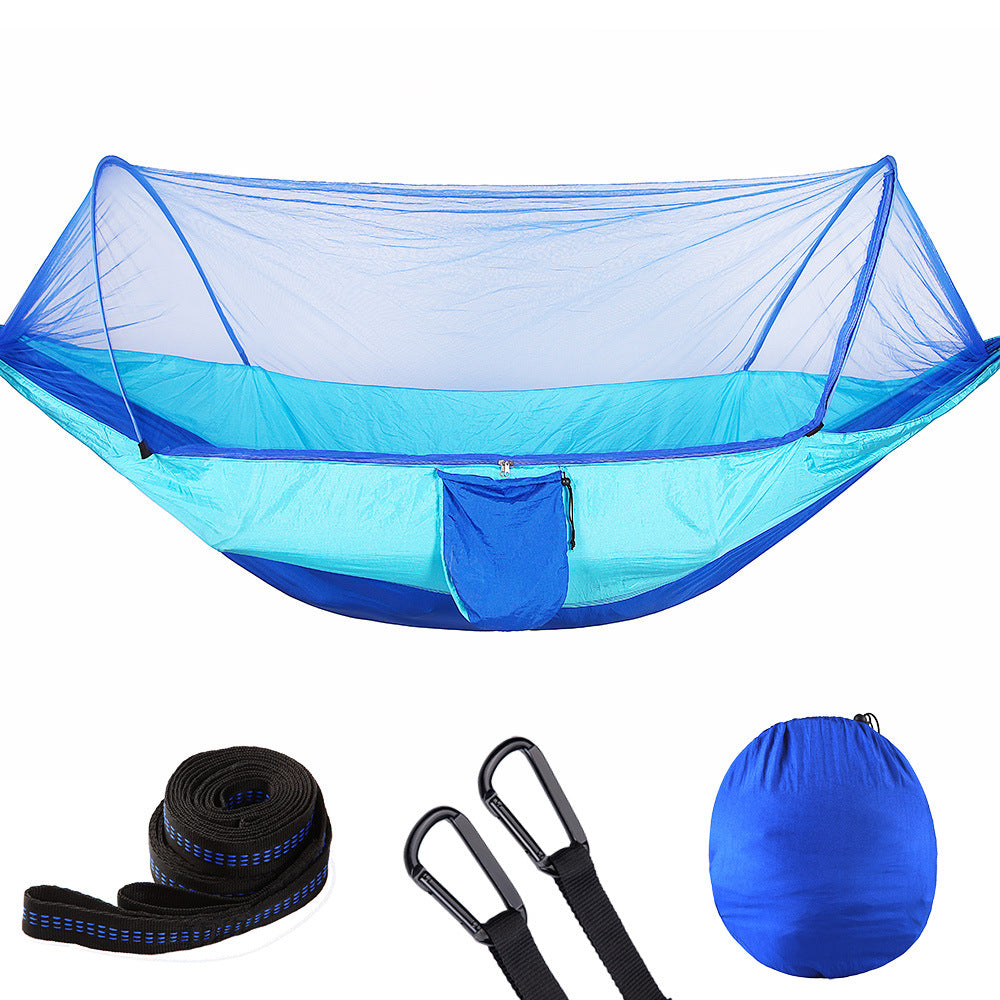 Automatic Camping Hammock with Mosquito Net | Ultralight Double Outdoor Travel Hammock