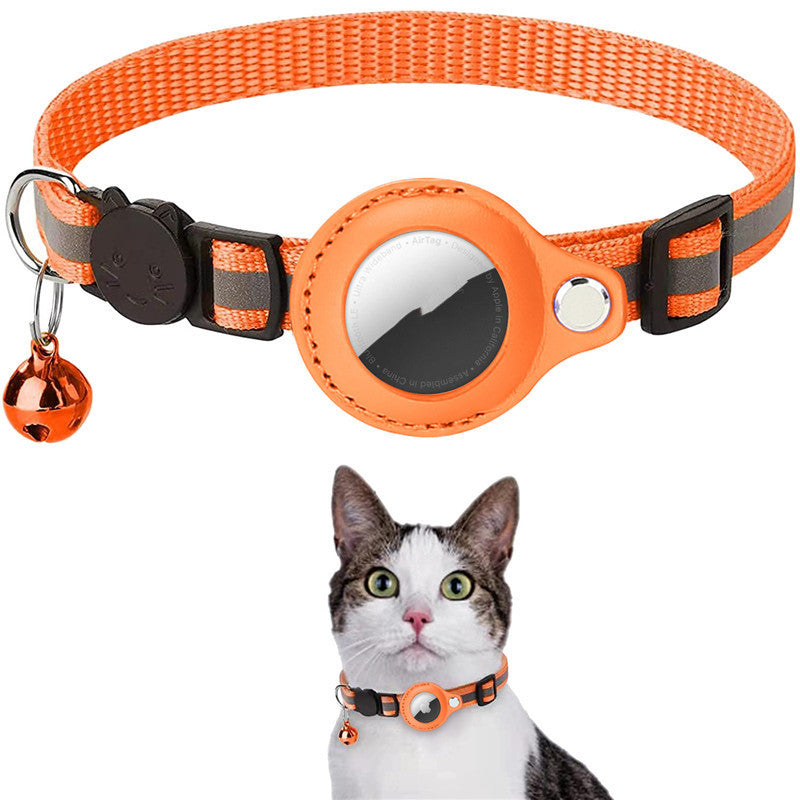 Airtag Dog Collar | Reflective Waterproof Tracker Holder