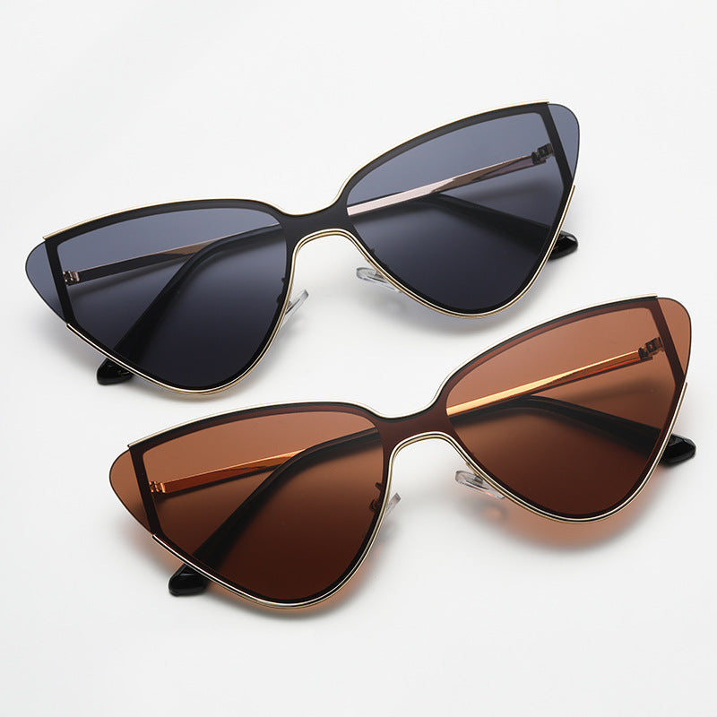 Damen Cat Eye Sonnenbrille Retro – Elegante Vintage Fashion Brille
