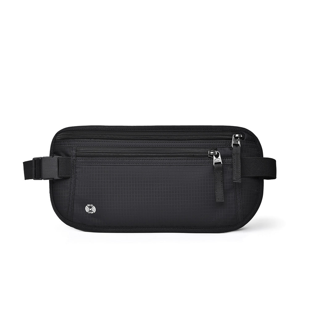 RFID Travel Bag for Men – Waterproof Hidden Passport & Document Pouch