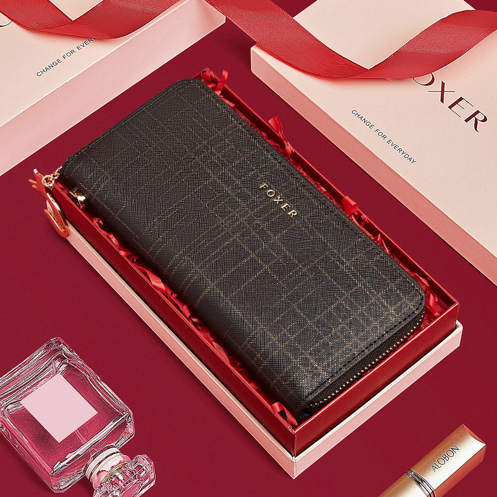 Women's Long Wallet Clutch | Many Card Slots Elegant Lightweight